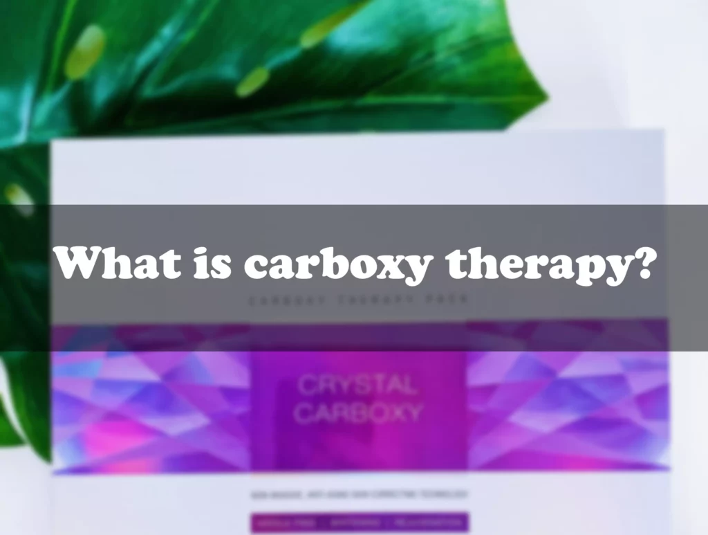 What is carboxy therapy?
