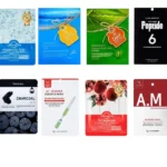 Hydrating face mask sheets (Snail / Charcoal / Collagen / Moisturizing / Sensitive skin / Hyaluronic acid / Aloe vera / Peptides)