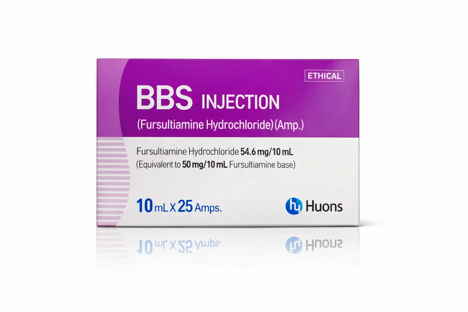 BB-S inj. (Vitamin B1) buy online BB‑S Injection — Vitamin B1 (Thiamine) Supplement 10ml x 25amp - Image 1