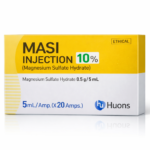 MASI Injection 10%, Magnesium sulfate, 5ml x 20amp