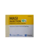 MASI Injection 10%, Magnesium sulfate, 5ml x 20amp